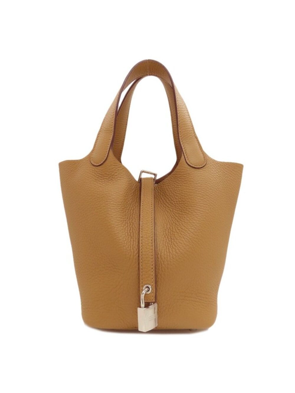 Hermes Picotin Lock PM Silver Handbag Taurillon